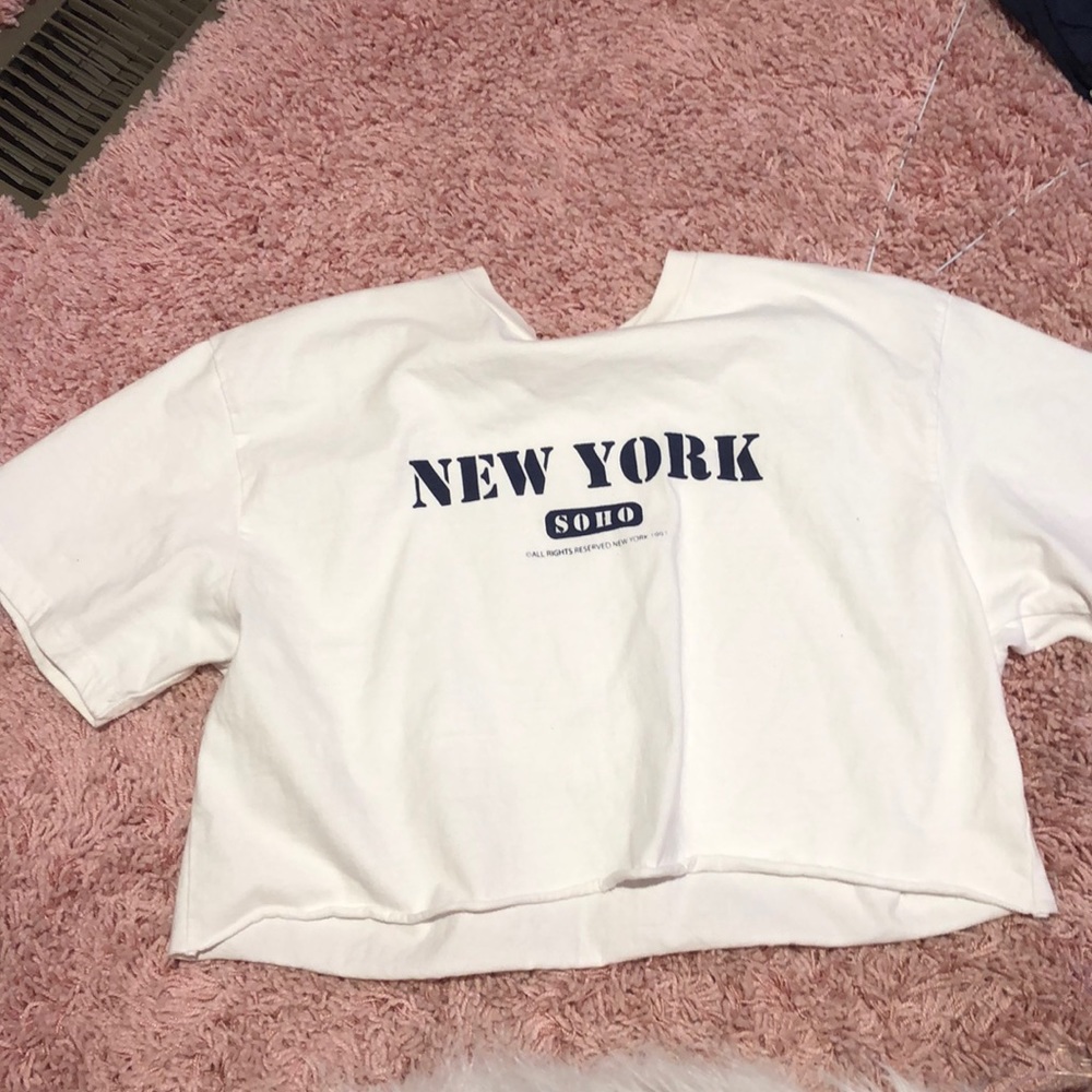 brandy cropped shirt